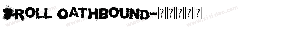 Troll Oathbound字体转换